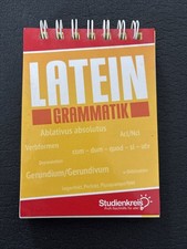 Latein Grammatik -