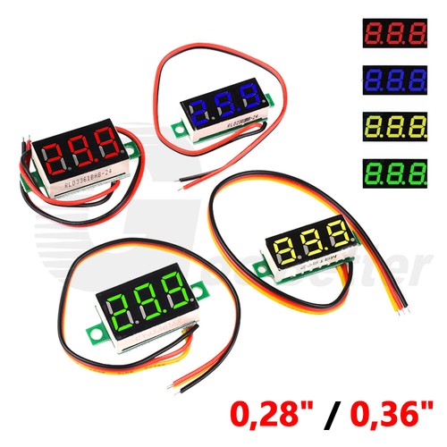 Mini led voltmeter - mini,