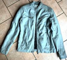 Silbergraue Kunstlederjacke von !SOLID