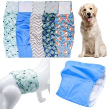 Hundewindel Rüdenbinde Waschbare Hygienehose Schutzhose für Rüden Windel Wraps!