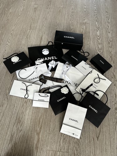 Chanel papier tragetaschen - chanel,
