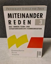 Friedemann Schulz von Thun Miteinander reden 3 Taschenbuch, sehr gut,  2000