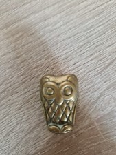 Eule Miniatur Messing