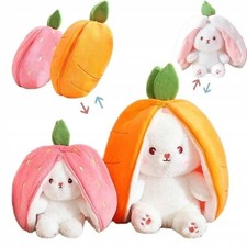 Kaninchen Hase Möhre Erdbeere