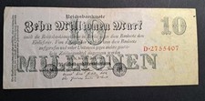 Zehn 10 Millionen Mark 96 1923