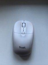 Trust Yvi Kabellose Funkmaus kompakt 1600 DPI USB Wireless Mouse PC/Laptop Weiß