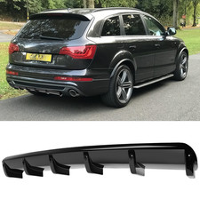 Heckspoiler Heckdiffusor Heck Ansatz Diffusor Glanz für Audi Q7 4L mit S-Line