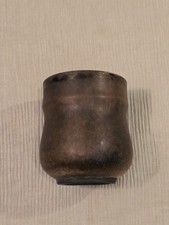 Handgefertigter Keramik Becher / Teeschale – braun glasiert, ca. 9 cm