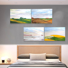 4 Bilder Handgemalt Unikate