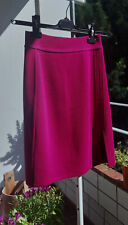 SONIA RYKIEL, hochwertiger Schlupf-Strickrock, Wolle/Angora, Fuchsia, Gr. 38-40