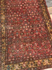 Vintage Handarbeit Traditionell Türkisch Teppich 100% Wolle Handgeknüpft 188 X 135 cm GC