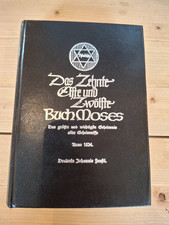 10.–12. Buch Moses Anno 1524 Magie Okkult Esoterik größtes Geheimnis rar