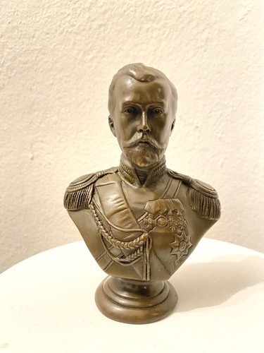 Bronzefigur büste zar - ,