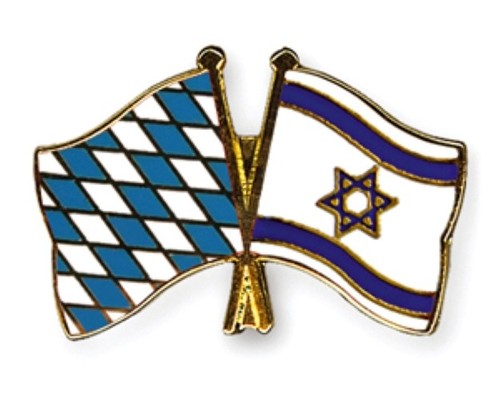Bayern israel pin - israel, flaggen