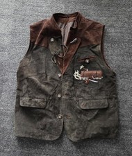 Schöne Herren Lederweste Mit