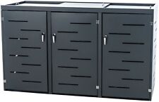 Mülltonnenverkleidung Tanis Mülltonnenbox Edelstahl Für 2-3 Mülltonnen