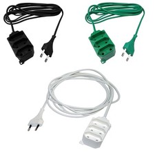 Verlängerungskabel 3-fach Eurostecker Kupplung Verlängerung Stromkabel PS-362 EX