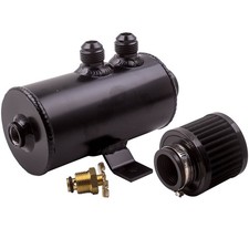 Universal Öl Catch Tank Ölsammler Ölbehälter Oil Auffangbehälter Aluminum*