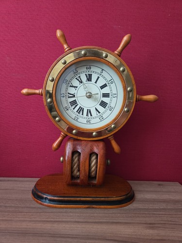Maritime tisch uhr holz - maritime,