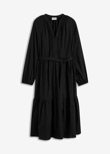 Midikleid mit stehkragen - stehkragen, gr