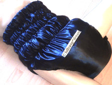 SATIN SPREIZHOSE dick wattiert