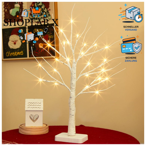 Lichterbaum warmweiße leds - lichterbaum,