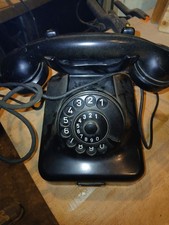 Posttelefon / Tischfernsprecher W48 aus Bakelit - Wählscheibe  / 1951 - geprüft