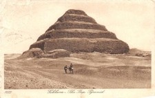 717411) AK Ägypten Sakkara Pyramide 