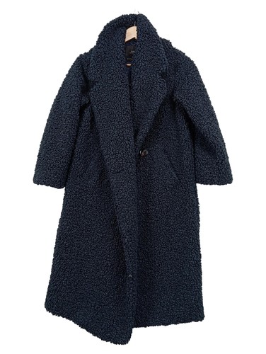Zara wintermantel damen blau - wintermantel,