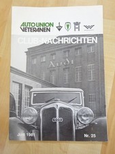 CLUB NACHRICHTEN - AUTO UNION