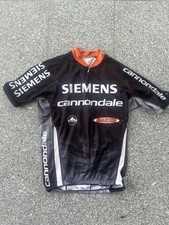 Siemens cannondale Maxxis Radtrikot Shirt kurzarm Schwarz Gr. 50