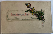 Präge AK 1917 , Feldpost 1. WK  Patriotika , Durch Kampf zum Sieg , Wolfhagen ,