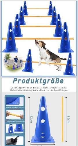 Agility set hunde neu ovp - set,