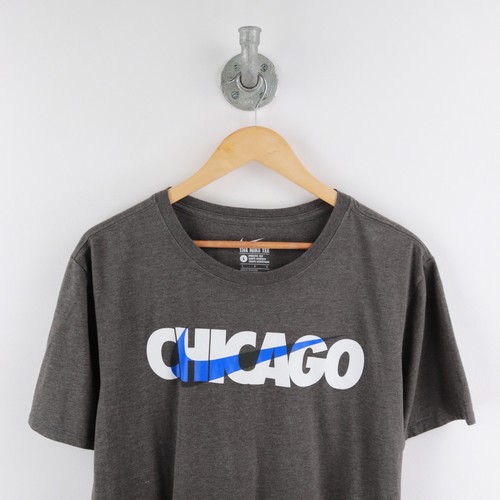 Chicago herren shirt grau - t-shirt,