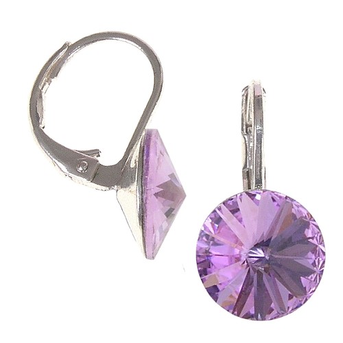 8mm ohrringe mit swarovski - ohrringe,