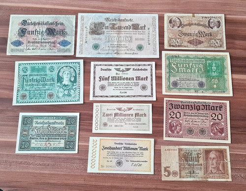 Konvolut papiergeld - konvolut,