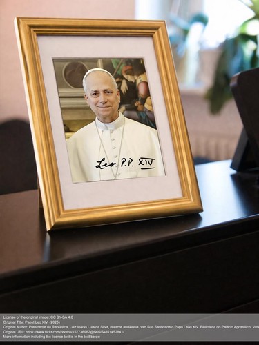Repro autogramm papst - repro-autogramm, leo