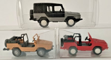 VW Iltis, 3St. Roco 1:87 alle