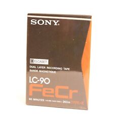 ►► SONY ELCASET FeCr LC-90 DUAD TAPE ► Type II ► 1976 ► BLANK NEU NOS SEALED ◄◄