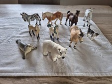 10 Schleich Tiere Katze