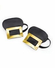 Schuhschnallen schwarz gold