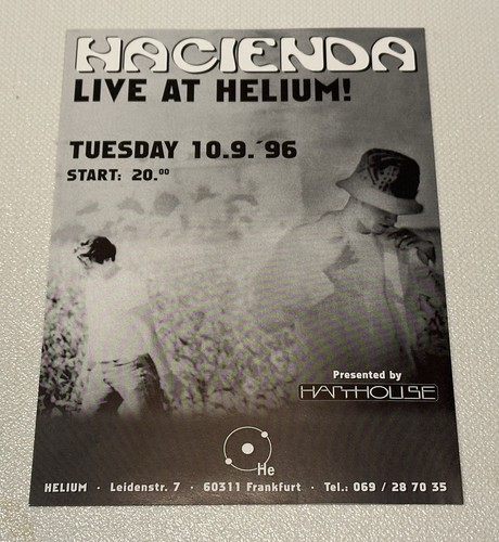 Harthouse presents hacienda - harthouse,