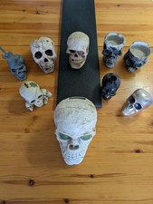 Totenköpfe Halloween Horror Grusel Spuk Deko Gothic