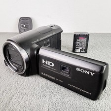 Sony Handycam HDR-PJ620E 9.2MP Handheld HD Projector Camcorder Black Tested