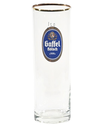 Gaffel kölsch bierglas - gaffel,