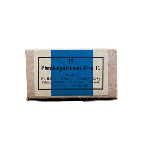 German ww2 ammo box 8x33 - box, mm