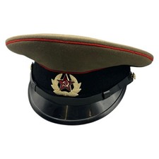 Soviet Union USSR Mütze Parade Uniform Schirmmütze Parade Gr58 Grün Rot Russland