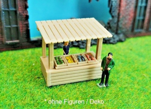 Marktstand wochenmarkt - h0, 1:87