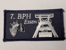 NRW BEREITSCHAFTSPOLIZEI 7. BPH 7. HUNDERTSCHAFT ESSEN ABZEICHEN PATCH KLETT