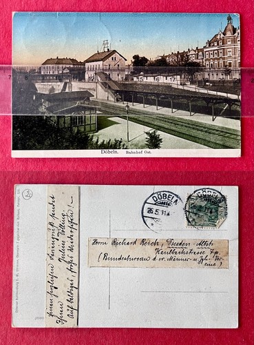 Döbeln 1911 bahnhof ost - 1911,
